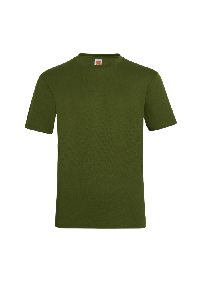 QD04 - Unisex 100% Microfibre Eyelet Short Sleeve T-shirt 160gsm