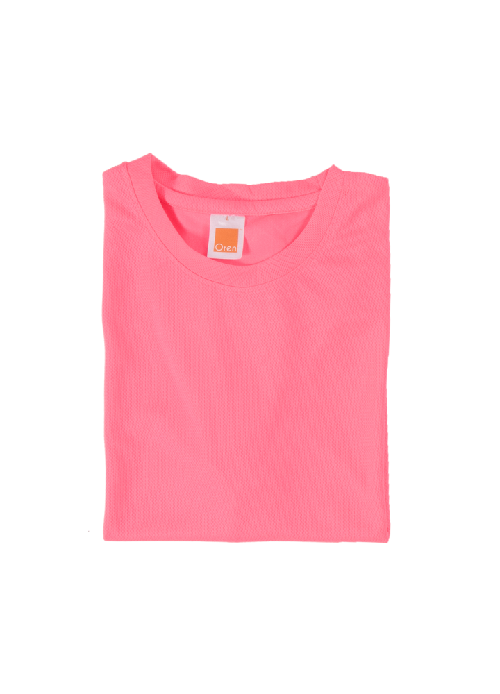 QD04 - Unisex 100% Microfibre Eyelet Short Sleeve T-shirt 160gsm