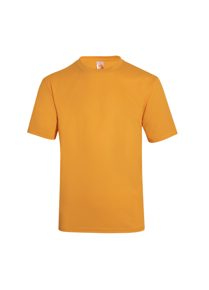 QD04 - Unisex 100% Microfibre Eyelet Short Sleeve T-shirt 160gsm