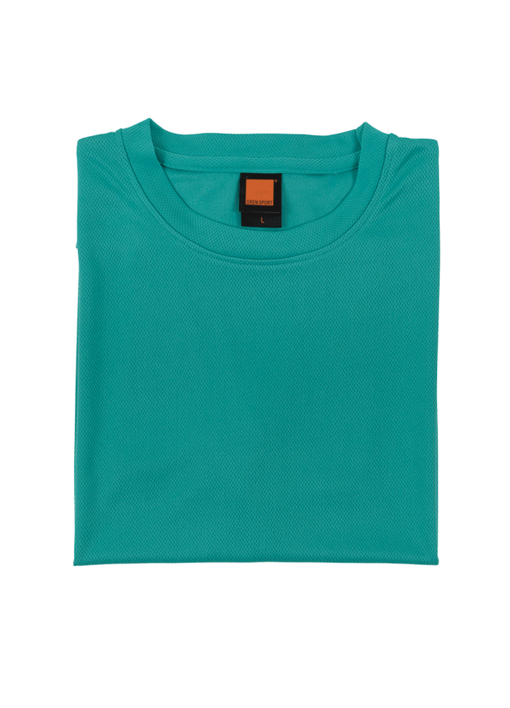 QD04 - Unisex 100% Microfibre Eyelet Short Sleeve T-shirt 160gsm