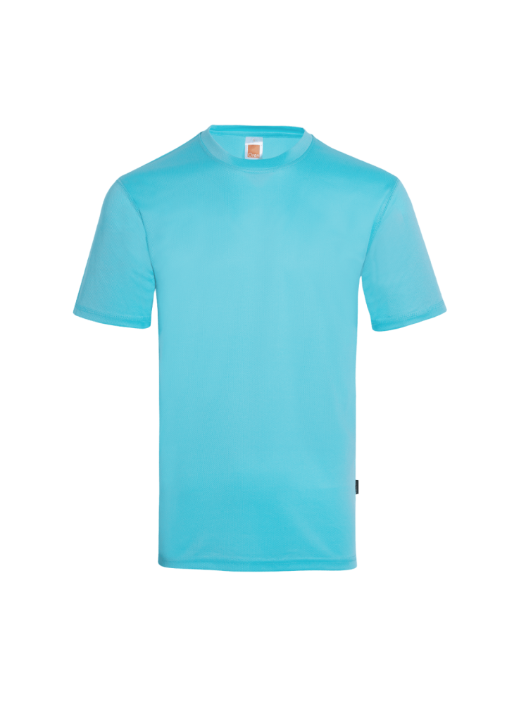 QD04 - Unisex 100% Microfibre Eyelet Short Sleeve T-shirt 160gsm