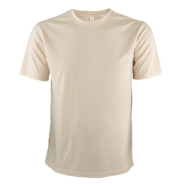QD04 - Unisex 100% Microfibre Eyelet Short Sleeve T-shirt 160gsm