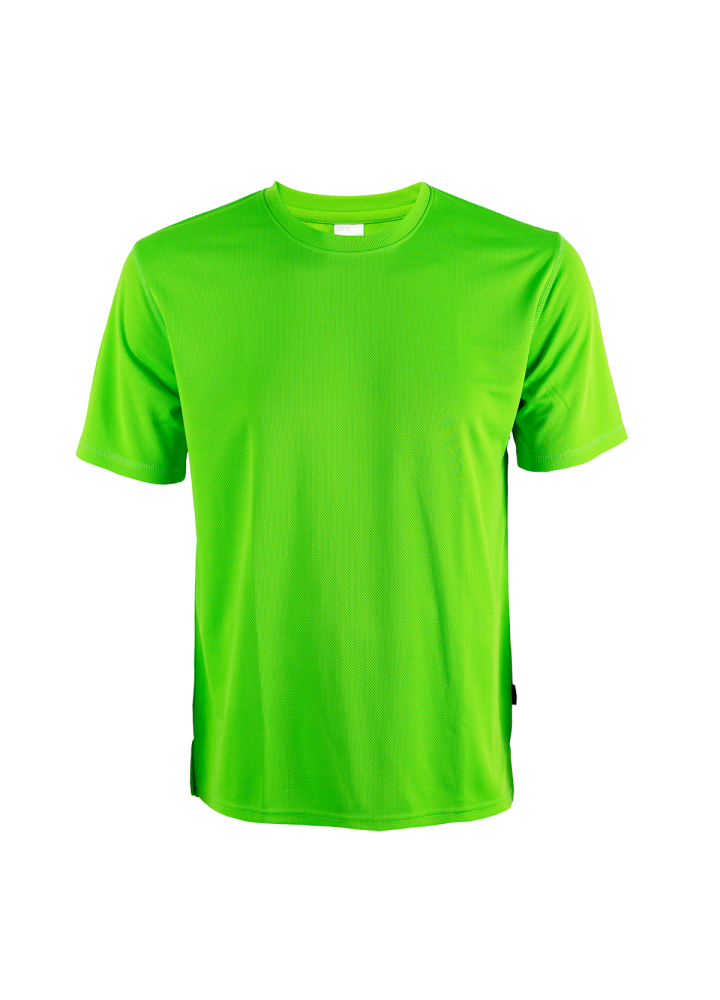 QD04 - Unisex 100% Microfibre Eyelet Short Sleeve T-shirt 160gsm
