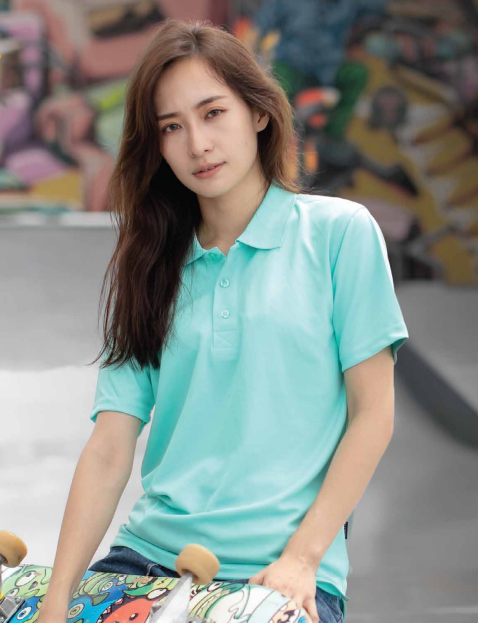 QD06 - Unisex 100% Microfibre Eyelet Short Sleeve Polo Shirt 160gsm