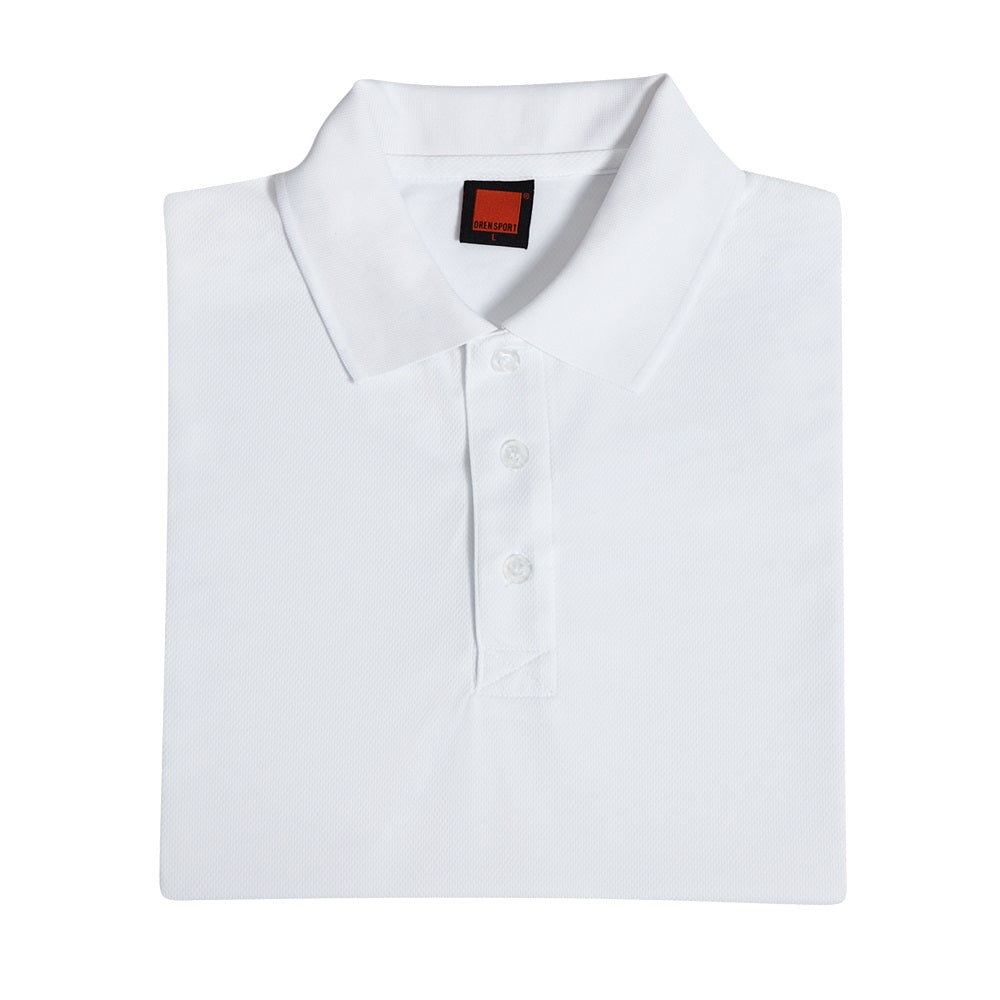 QD06 - Unisex 100% Microfibre Eyelet Short Sleeve Polo Shirt 160gsm