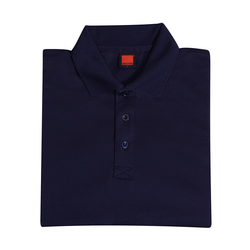 QD06 - Unisex 100% Microfibre Eyelet Short Sleeve Polo Shirt 160gsm