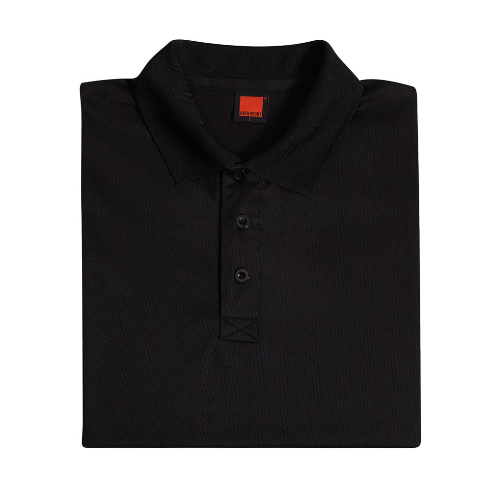 QD06 - Unisex 100% Microfibre Eyelet Short Sleeve Polo Shirt 160gsm