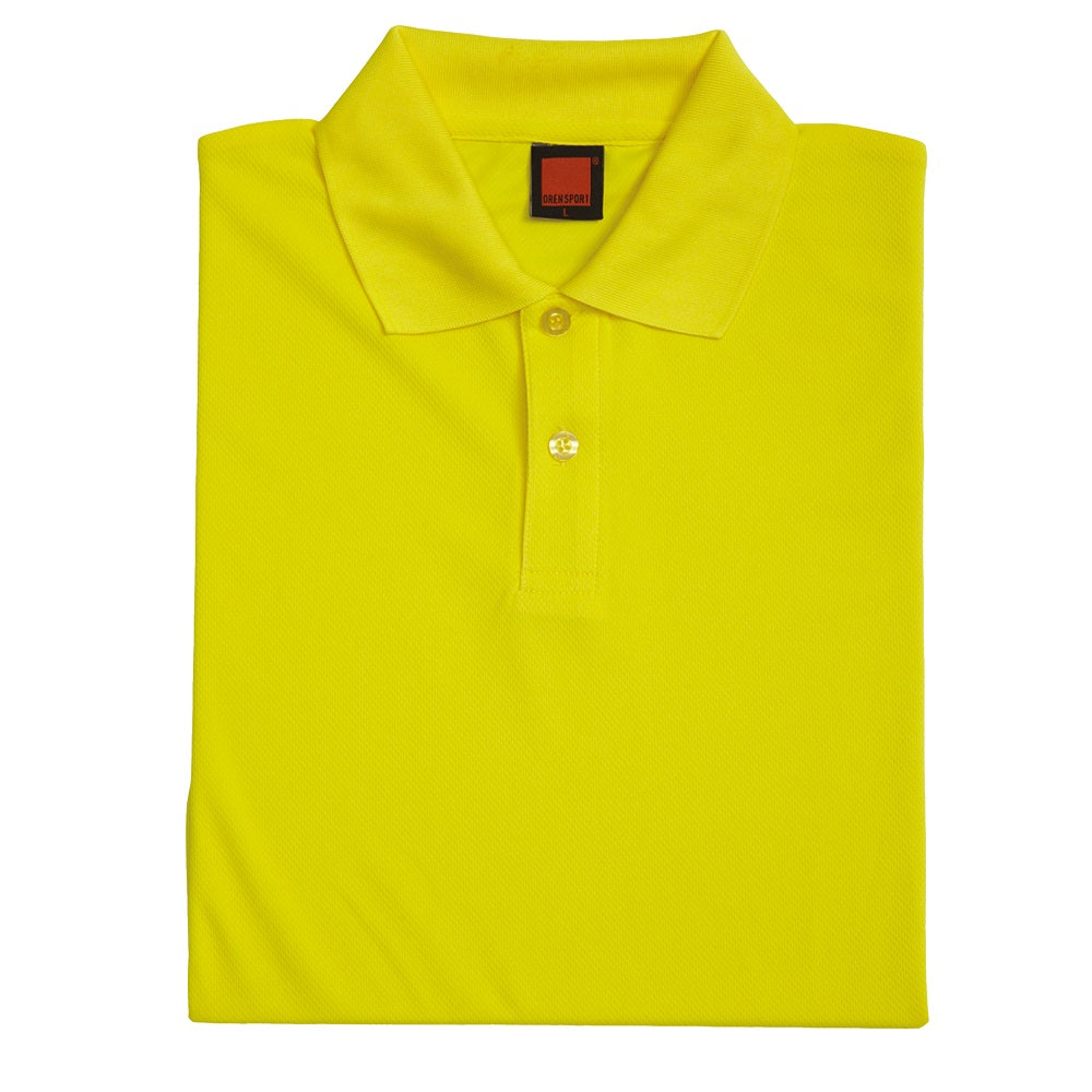 QD06 - Unisex 100% Microfibre Eyelet Short Sleeve Polo Shirt 160gsm