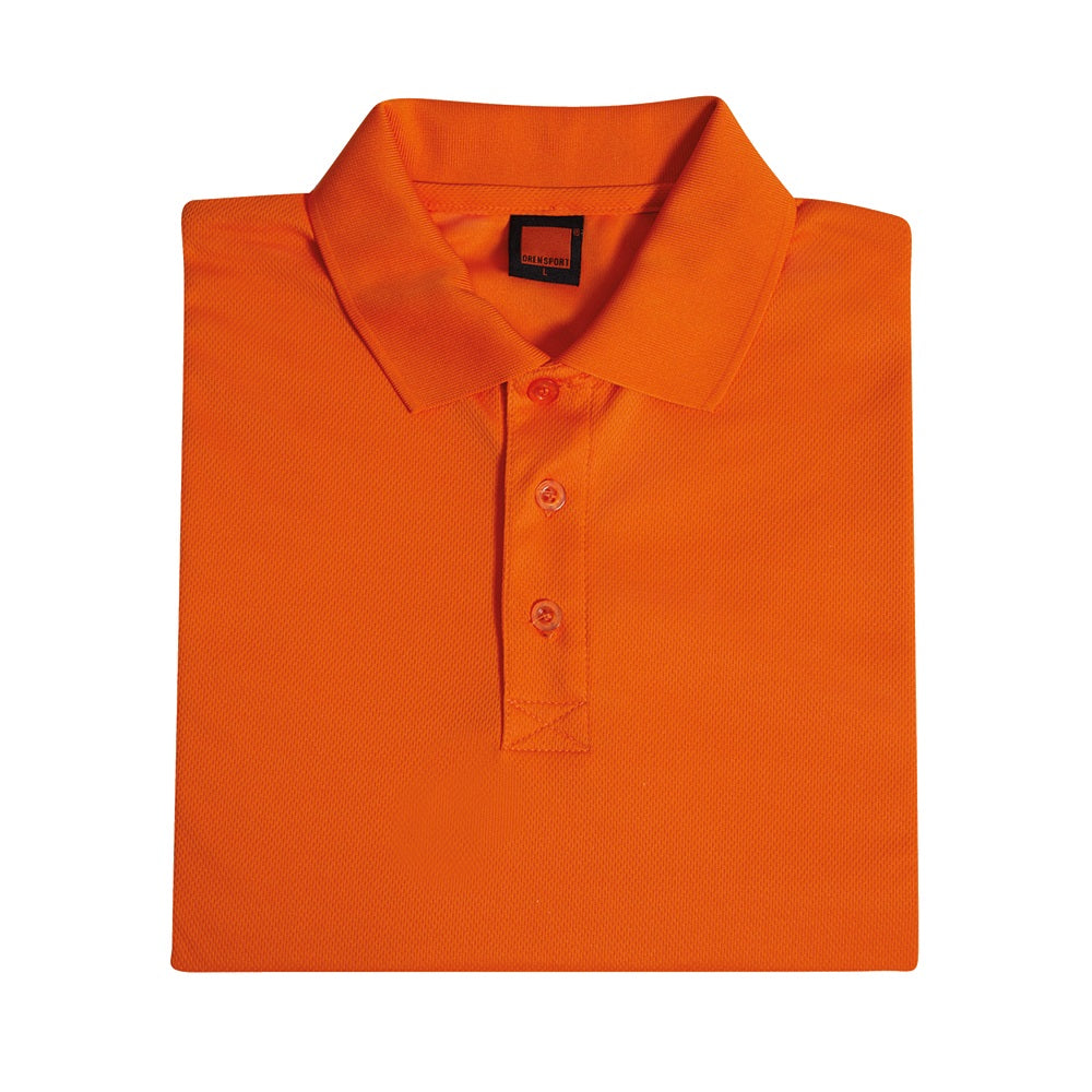 QD06 - Unisex 100% Microfibre Eyelet Short Sleeve Polo Shirt 160gsm