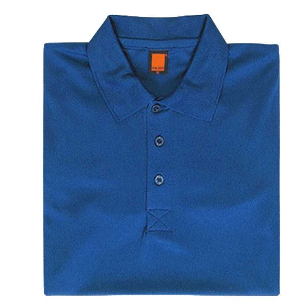 QD06 - Unisex 100% Microfibre Eyelet Short Sleeve Polo Shirt 160gsm