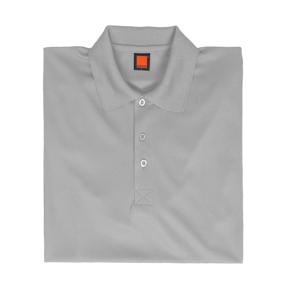 QD06 - Unisex 100% Microfibre Eyelet Short Sleeve Polo Shirt 160gsm