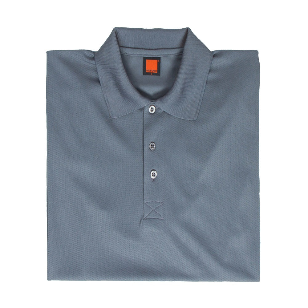 QD06 - Unisex 100% Microfibre Eyelet Short Sleeve Polo Shirt 160gsm
