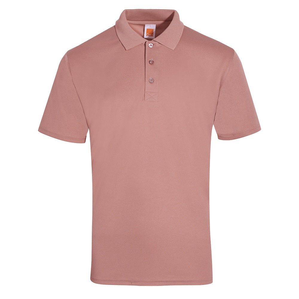 QD06 - Unisex 100% Microfibre Eyelet Short Sleeve Polo Shirt 160gsm