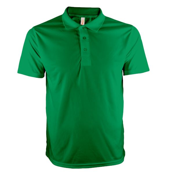 QD06 - Unisex 100% Microfibre Eyelet Short Sleeve Polo Shirt 160gsm