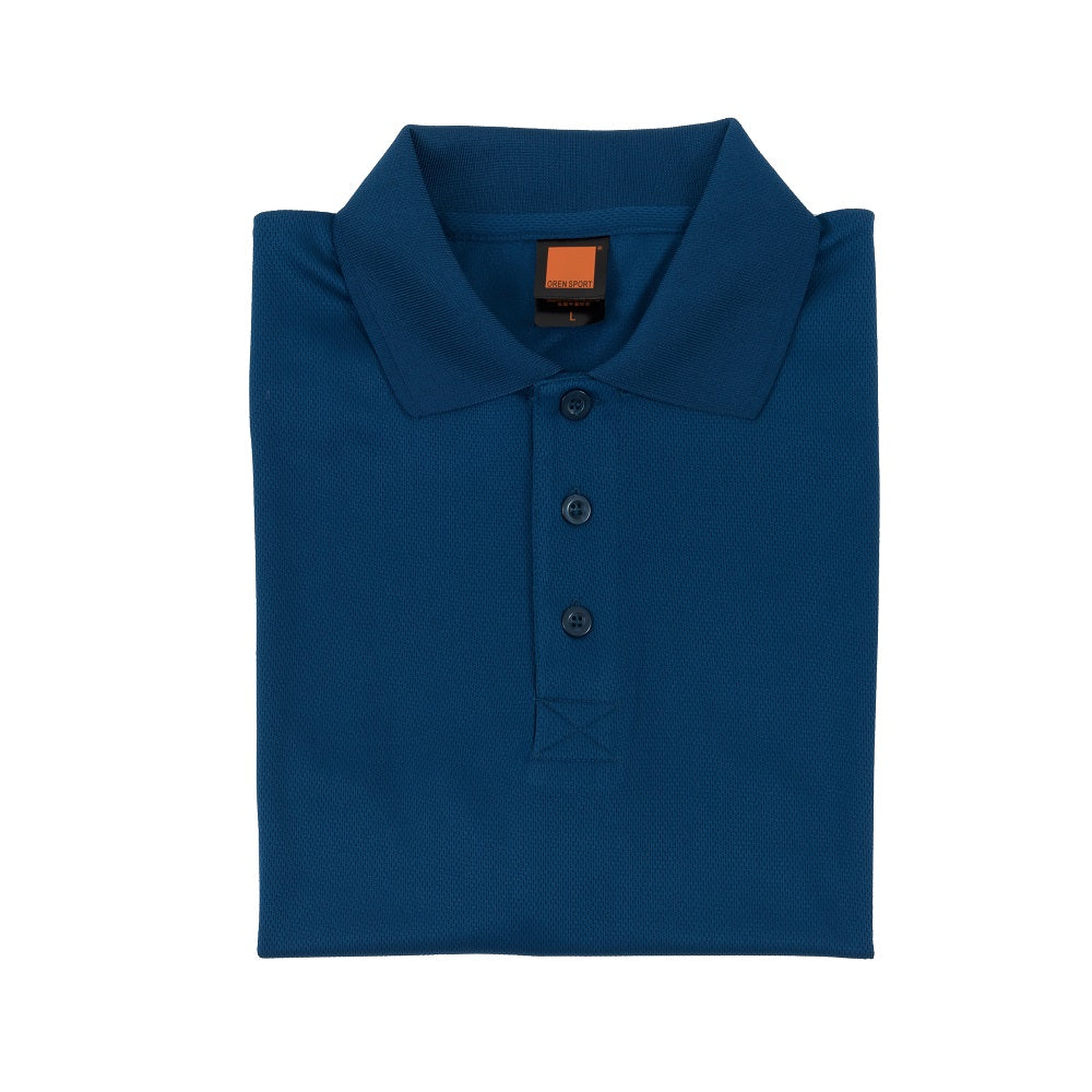 QD06 - Unisex 100% Microfibre Eyelet Short Sleeve Polo Shirt 160gsm