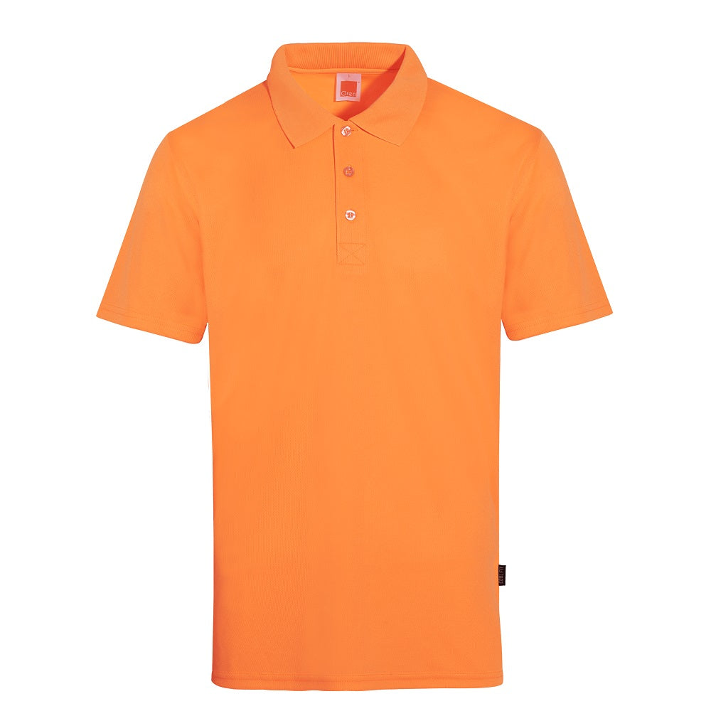 QD06 - Unisex 100% Microfibre Eyelet Short Sleeve Polo Shirt 160gsm