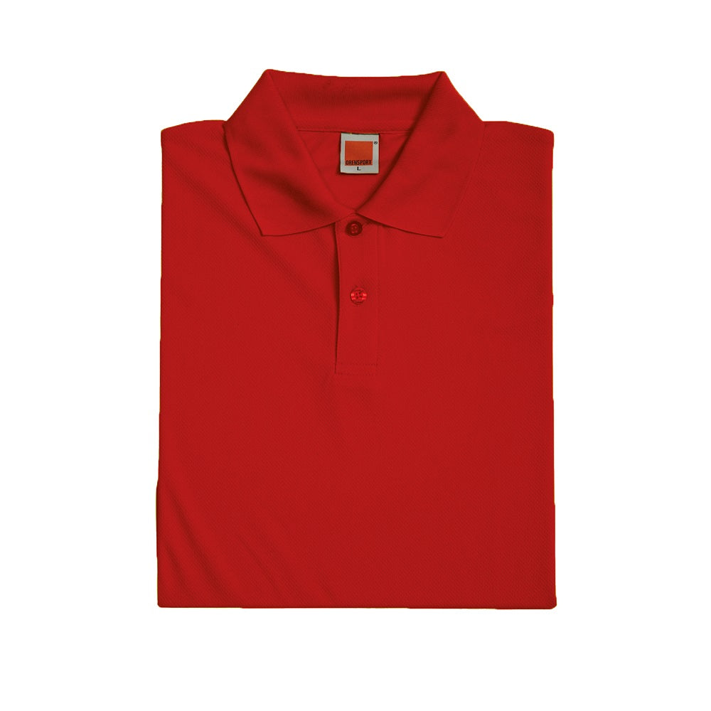 QD16 - Female Microfibre Eyelet Short Sleeve Polo Shirt 160gsm