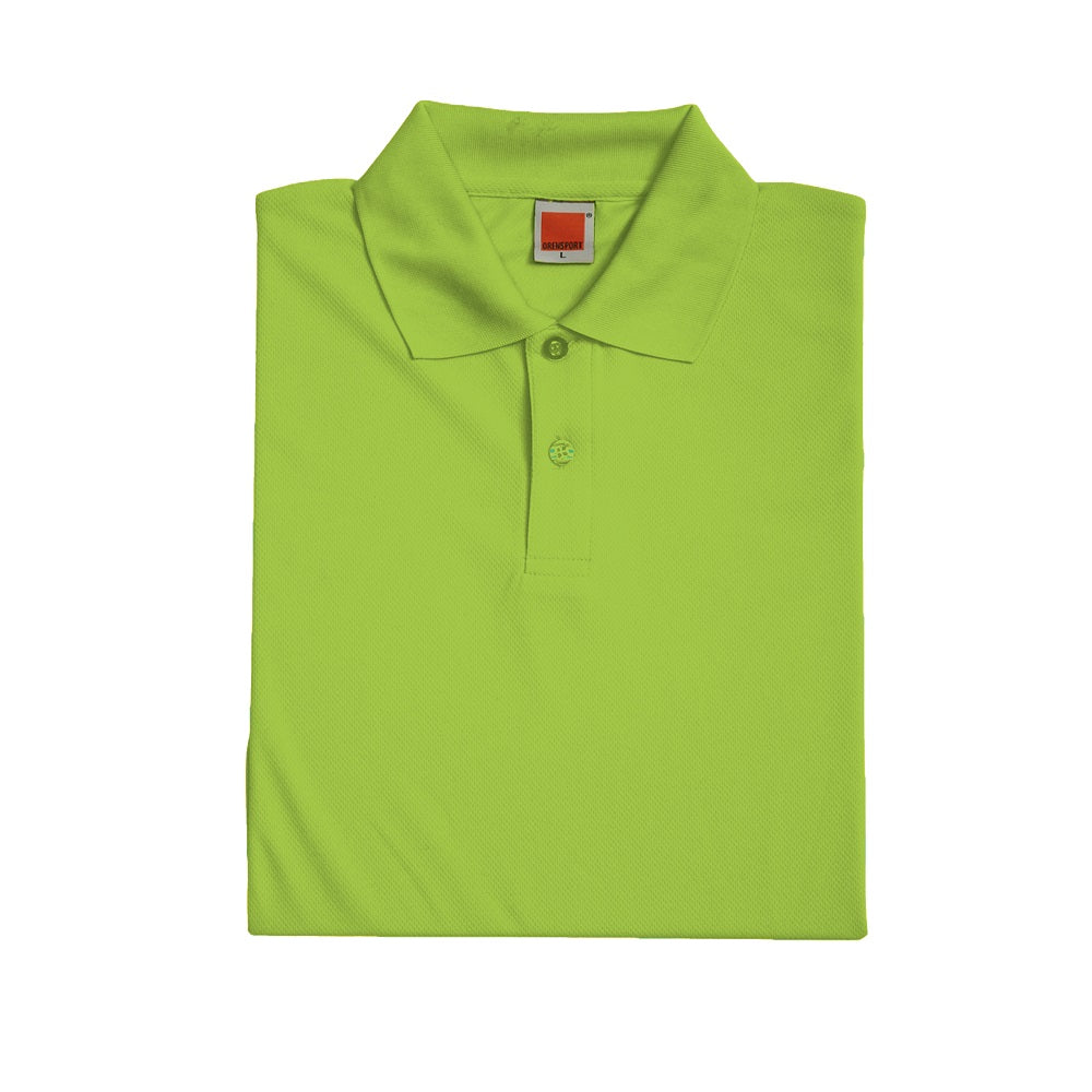 QD16 - Female Microfibre Eyelet Short Sleeve Polo Shirt 160gsm