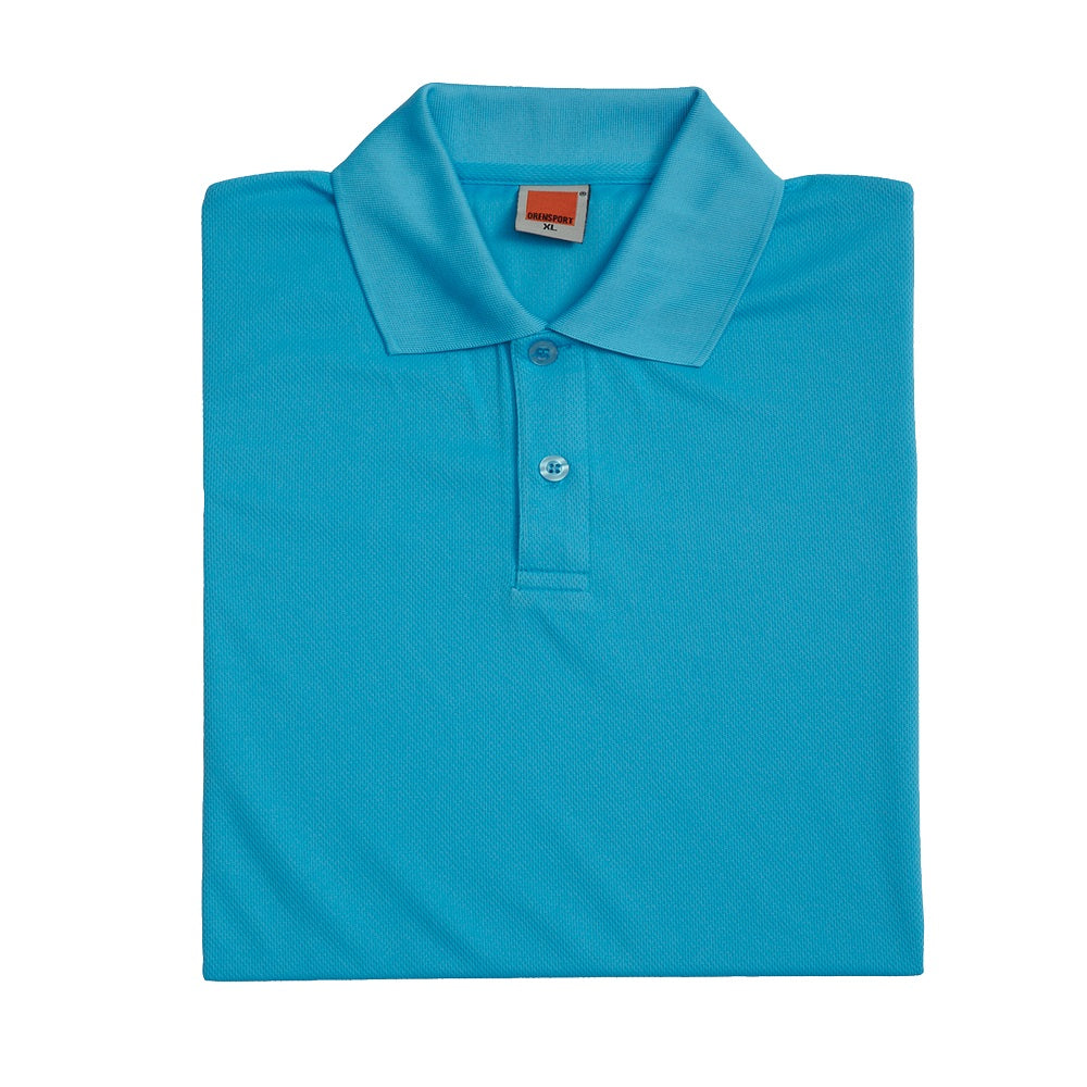 QD16 - Female Microfibre Eyelet Short Sleeve Polo Shirt 160gsm