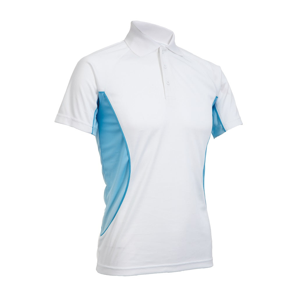 QD31 - Unisex Microfibre Raglan Sublimation Polo Shirt 140gsm