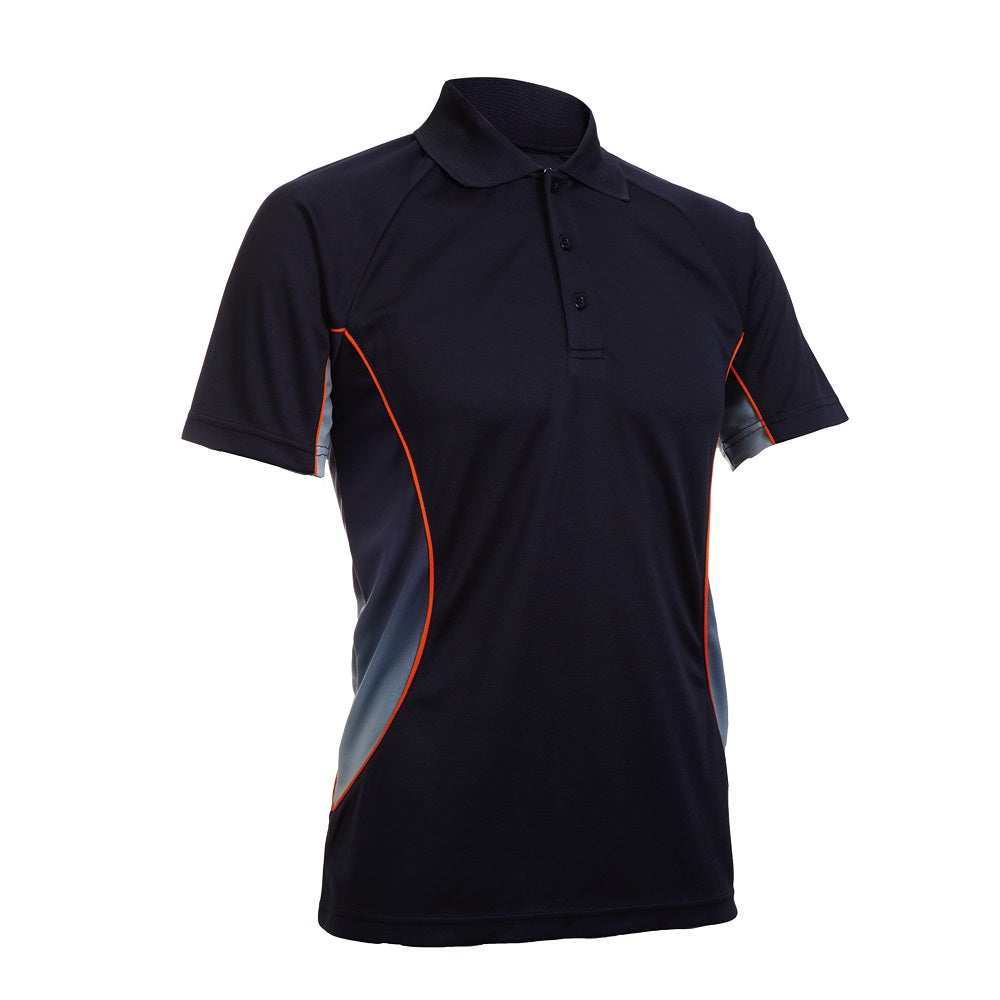 QD31 - Unisex Microfibre Raglan Sublimation Polo Shirt 140gsm