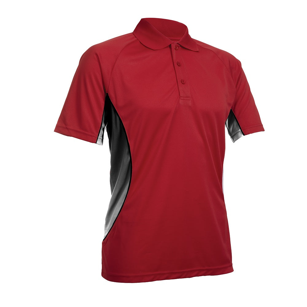 QD31 - Unisex Microfibre Raglan Sublimation Polo Shirt 140gsm