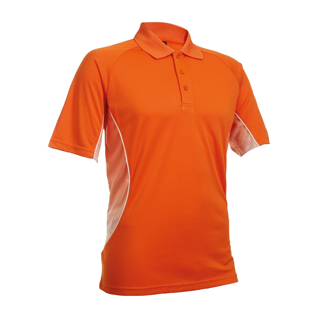 QD31 - Unisex Microfibre Raglan Sublimation Polo Shirt 140gsm