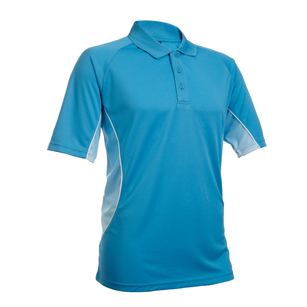 QD31 - Unisex Microfibre Raglan Sublimation Polo Shirt 140gsm