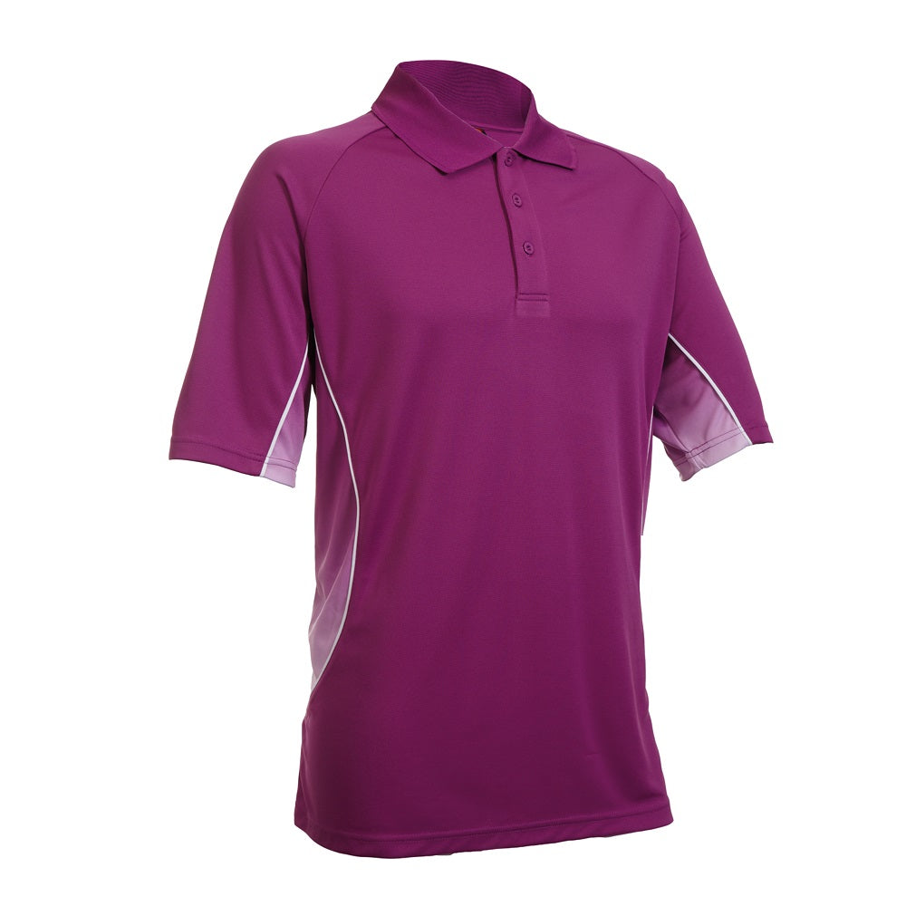 QD31 - Unisex Microfibre Raglan Sublimation Polo Shirt 140gsm