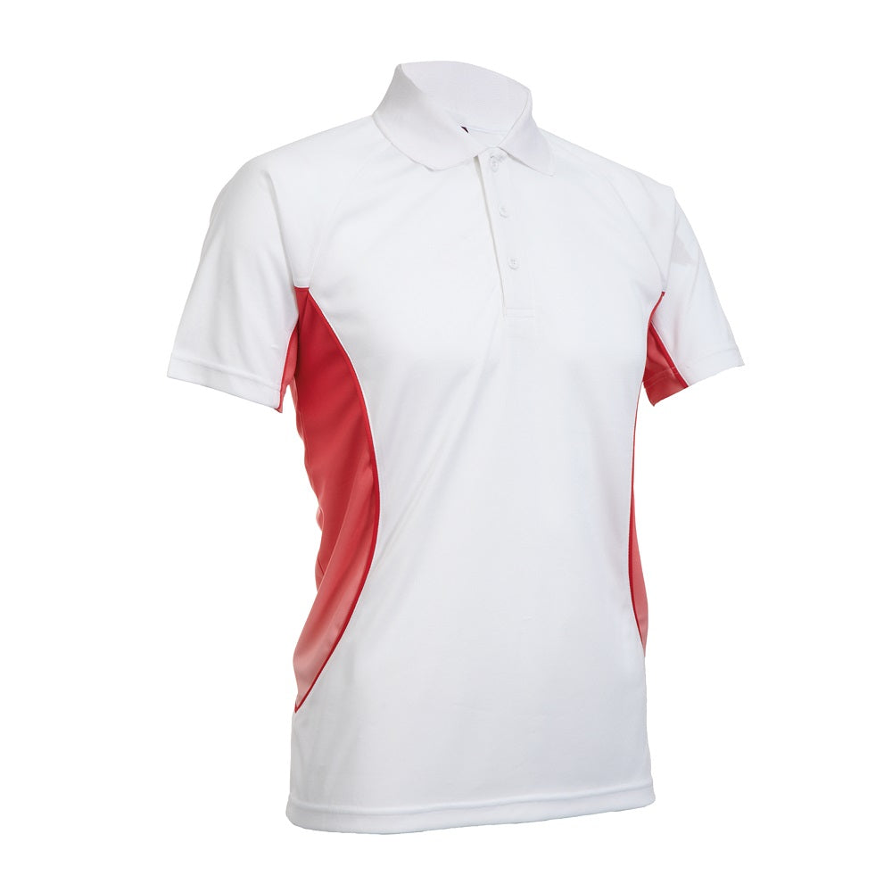 QD31 - Unisex Microfibre Raglan Sublimation Polo Shirt 140gsm