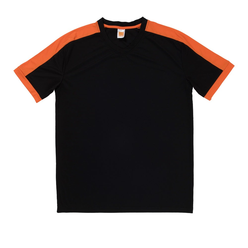 QD52 - Unisex Polyester Interlock V-Neck T-Shirt 150gsm