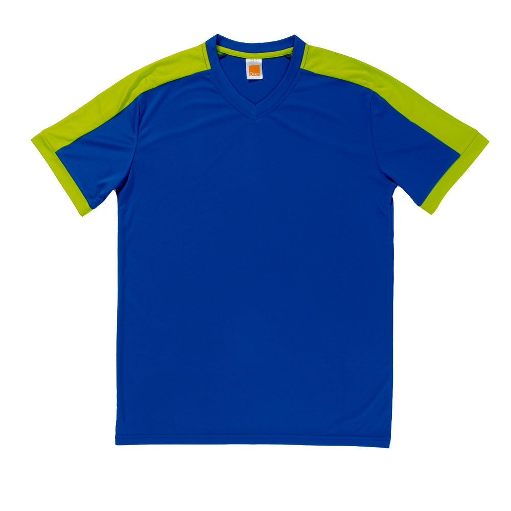 QD52 - Unisex Polyester Interlock V-Neck T-Shirt 150gsm