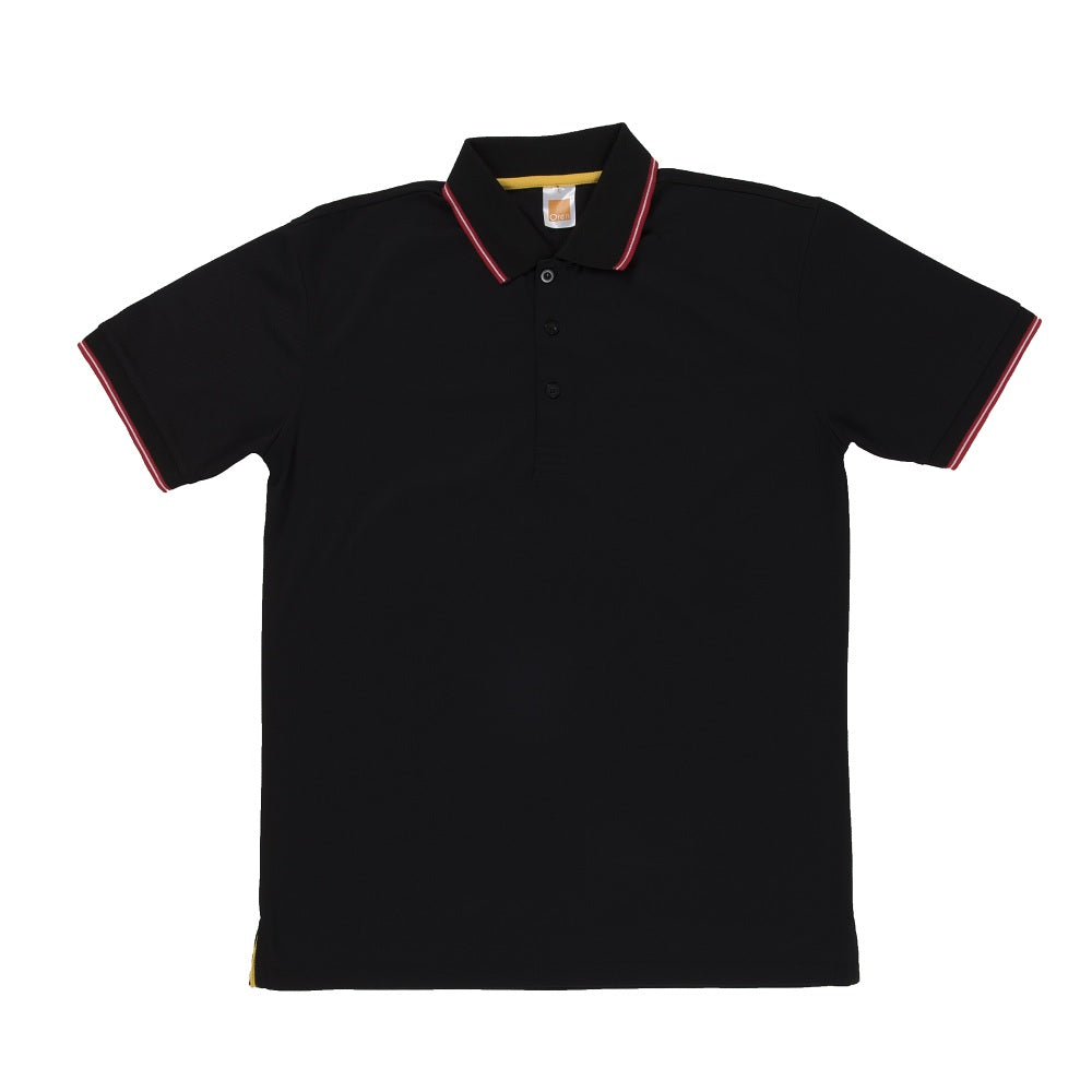 QD53 - Unisex CVC Tipped Collar & Cuff Polo Shirt 200gsm