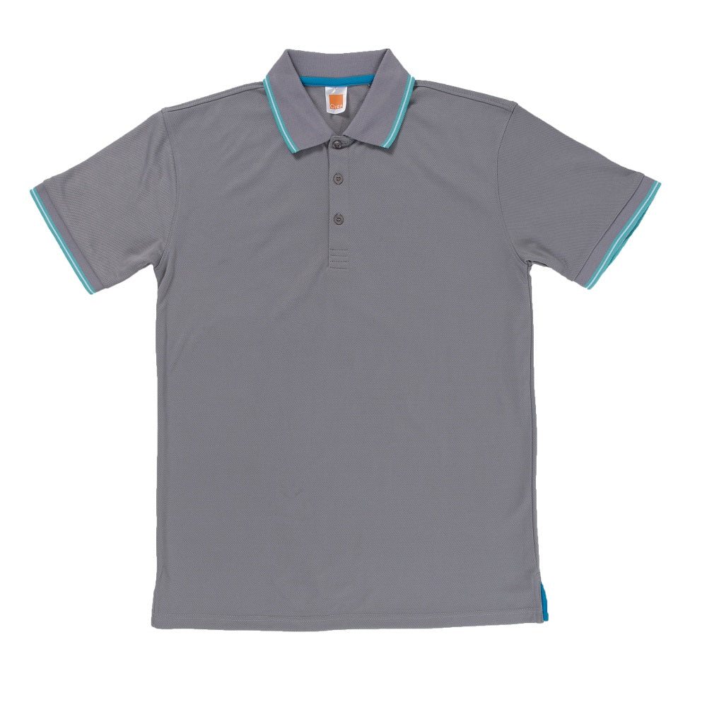QD53 - Unisex CVC Tipped Collar & Cuff Polo Shirt 200gsm