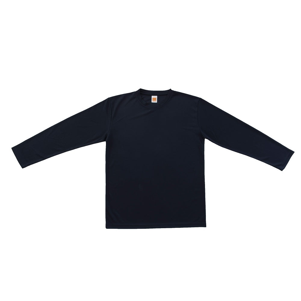 QD54 - Unisex 100% Microfibre Eyelet Long Sleeve T-shirt 160gsm