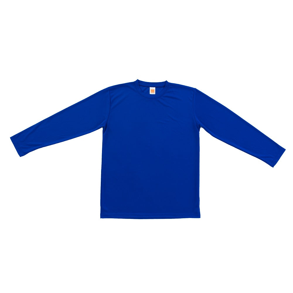 QD54 - Unisex 100% Microfibre Eyelet Long Sleeve T-shirt 160gsm