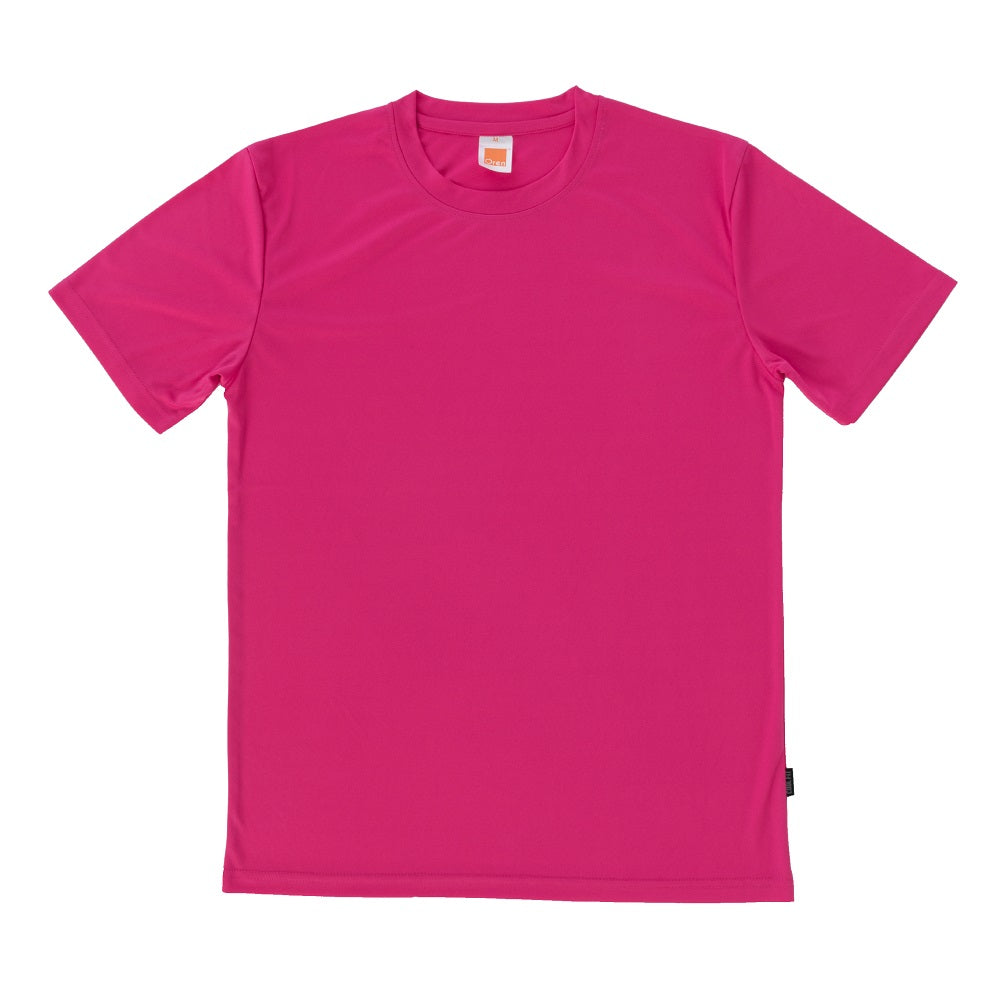 QD56 - Unisex 100% Polyester Interlock Short Sleeve T-Shirt 150gsm