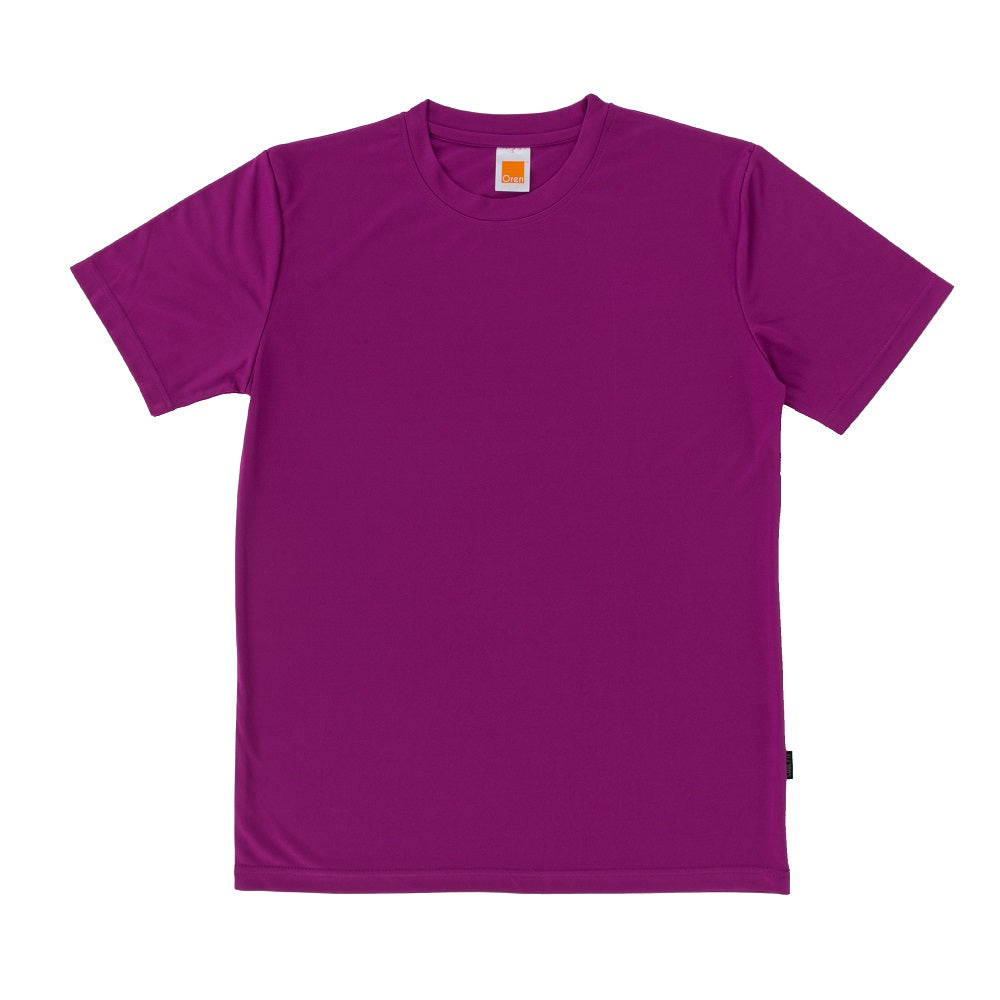 QD56 - Unisex 100% Polyester Interlock Short Sleeve T-Shirt 150gsm