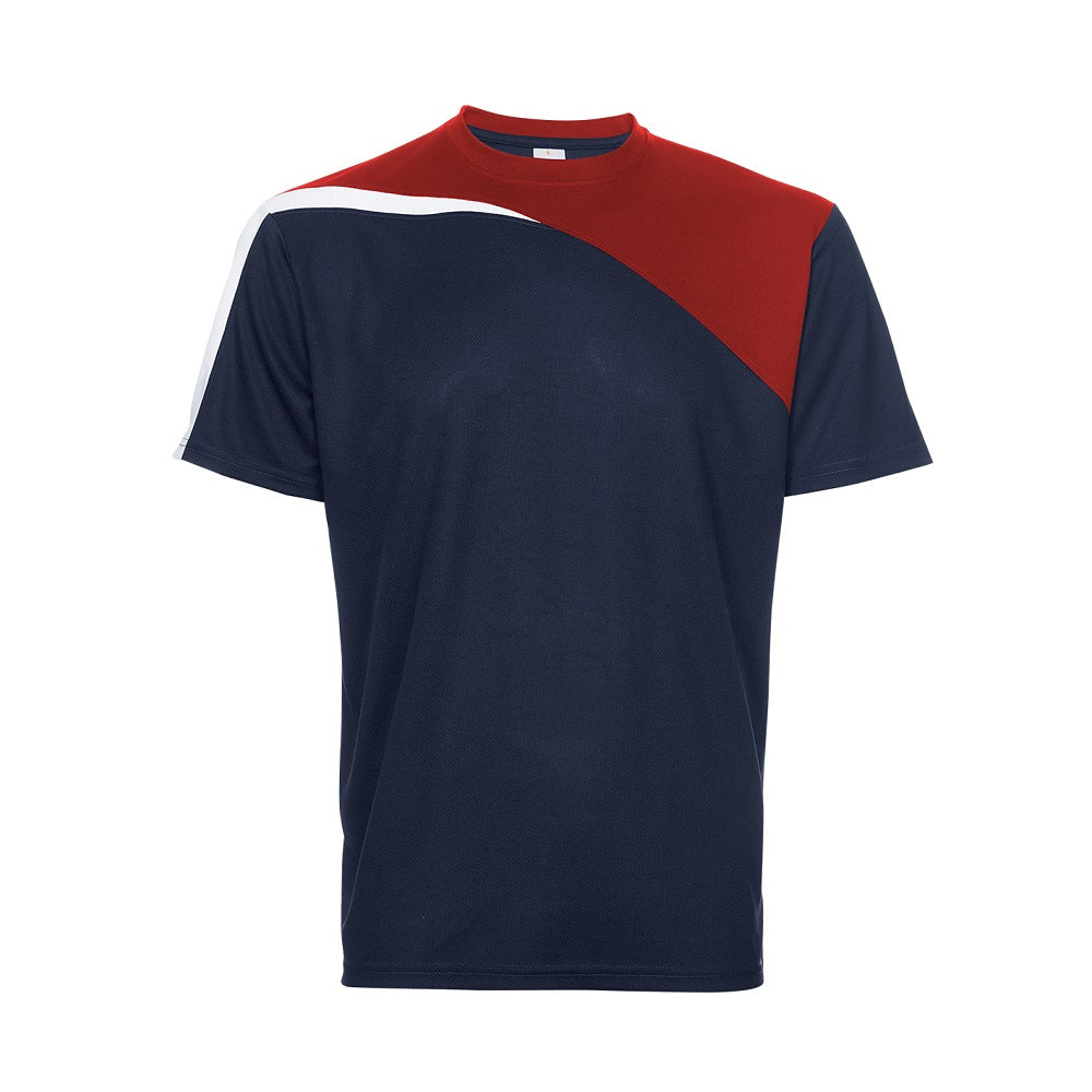 QD57 - Unisex Microfibre Eyelet Cut & Sew T-Shirt 160gsm