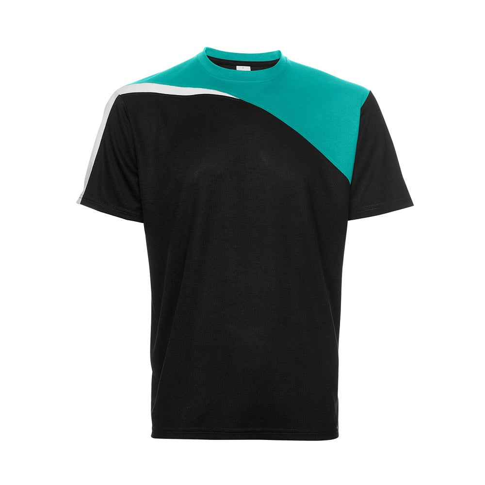 QD57 - Unisex Microfibre Eyelet Cut & Sew T-Shirt 160gsm