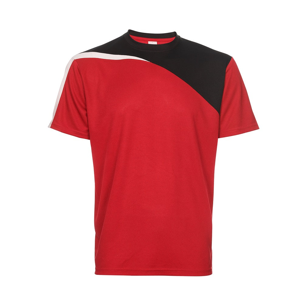 QD57 - Unisex Microfibre Eyelet Cut & Sew T-Shirt 160gsm