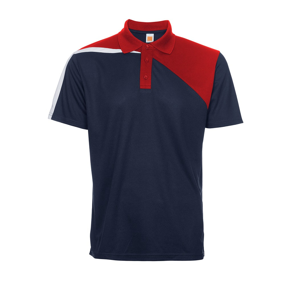 QD58 - Unisex Microfibre Eyelet Cut & Sew Polo Shirt 160gsm