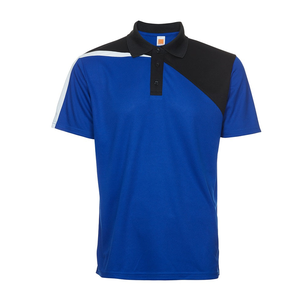 QD58 - Unisex Microfibre Eyelet Cut & Sew Polo Shirt 160gsm