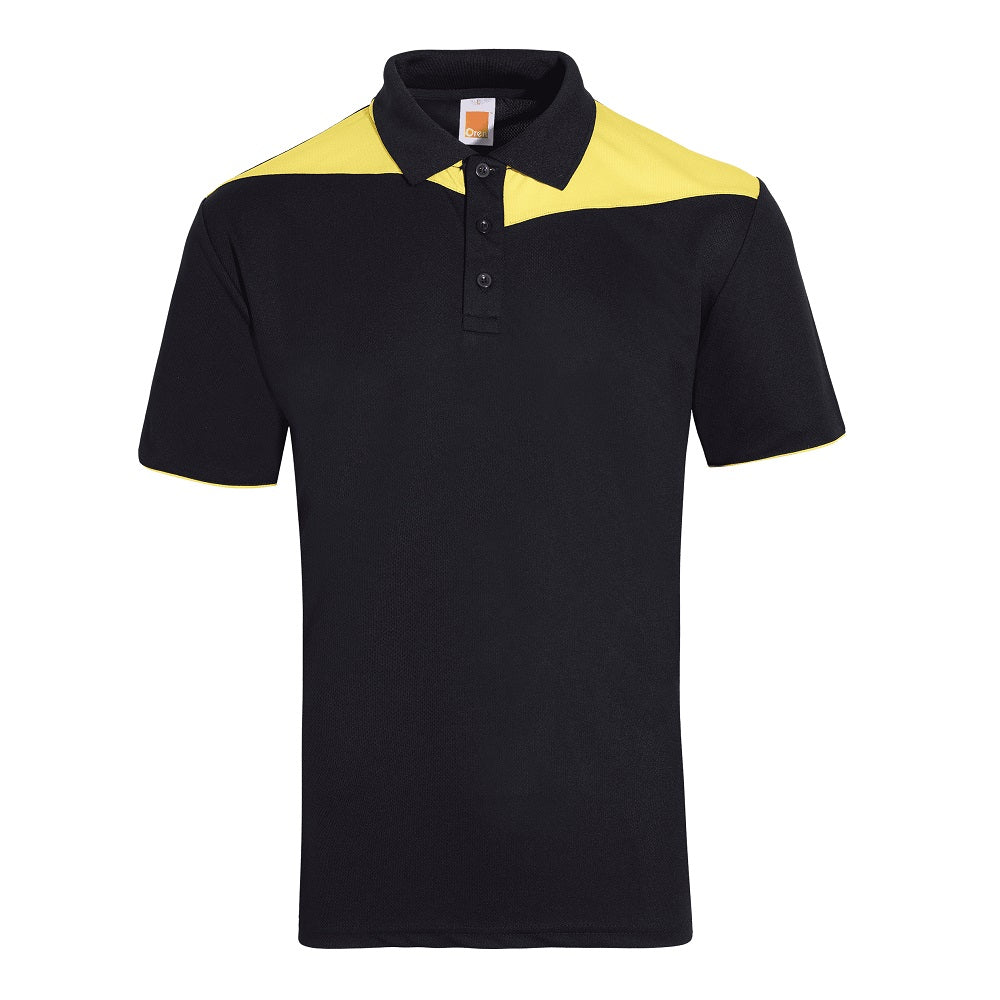 QD61 - Unisex Microfibre Eyelet Cut & Sew Polo Shirt 160gsm