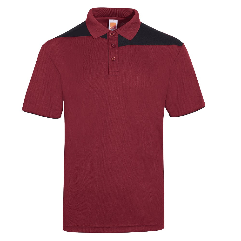 QD61 - Unisex Microfibre Eyelet Cut & Sew Polo Shirt 160gsm