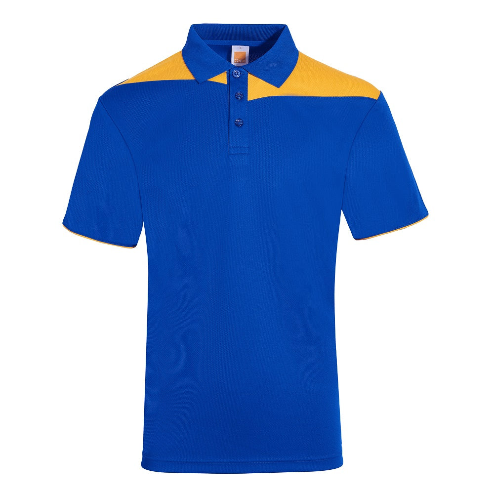 QD61 - Unisex Microfibre Eyelet Cut & Sew Polo Shirt 160gsm