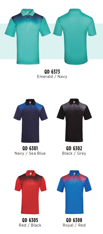 QD63 - Unisex Sublimation Polo Shirt 150gsm