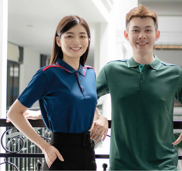 QD64 - Unisex CVC Polo Shirt 200gsm