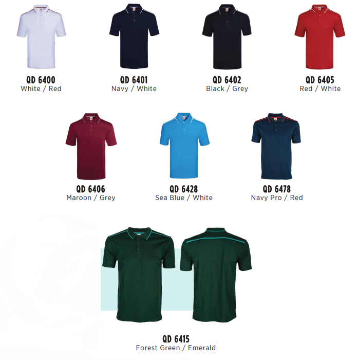 QD64 - Unisex CVC Polo Shirt 200gsm