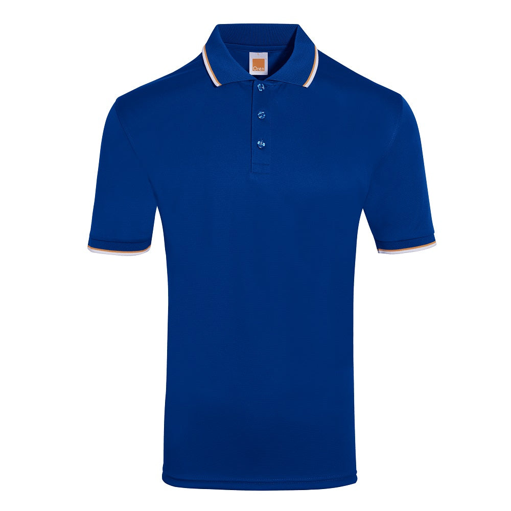 QD65 - Unisex Microfibre Tipped Collar & Cuff Polo Shirt 170gsm